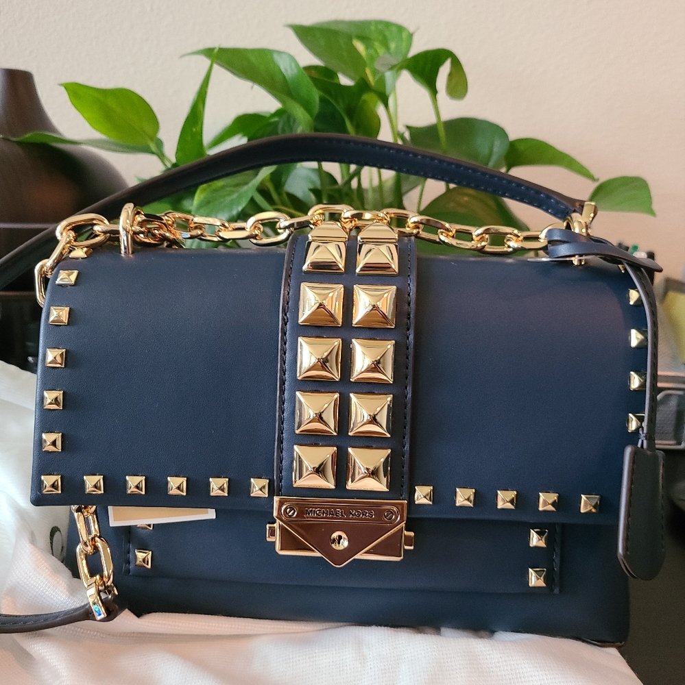 MK Pocket/ Sling Bag Navy blue 9x 6 inch